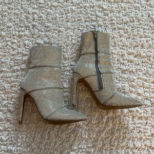 Steve Madden rhinestone booties